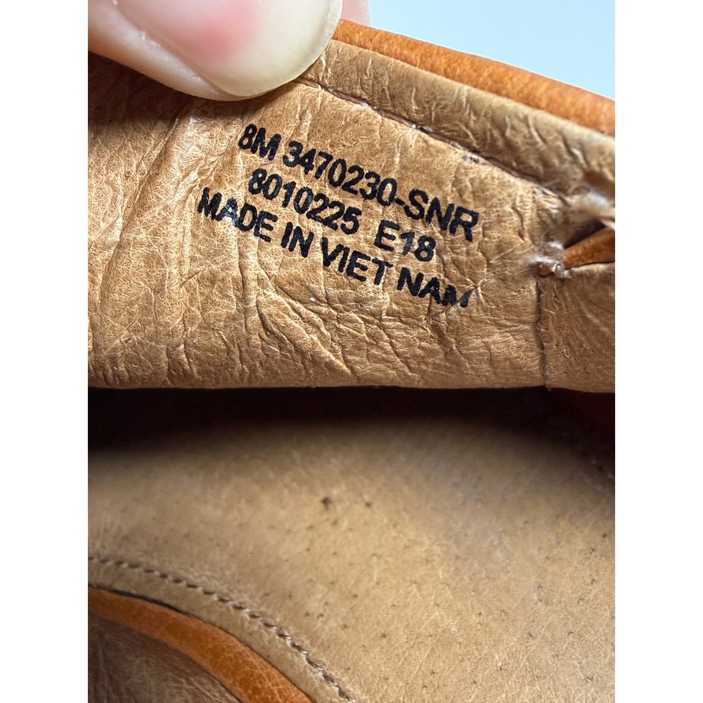 Frye Cleaire Leather Mules 8 Cognac Classic Block Heel Slip On Western Boho - Picture 5 of 9